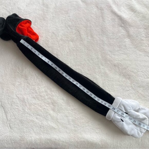 Disney Parks Mickey Mouse Mouseketeers Plush Winter Hat Scarf Gloves Mittens - Picture 7 of 9